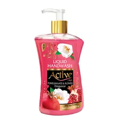 مایع دستشویی صدفی صورتی 450 گرمی اکتیو (حاوی پروتئین سویا)