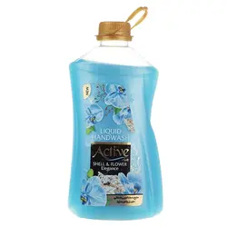مایع دستشویی صدفی آبی 2500 گرمی اکتیو (حاوی پروتئین سویا)