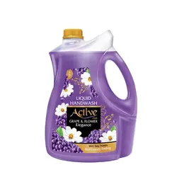 مایع دستشویی صدفی بنفش 3750 گرمی اکتیو (حاوی پروتئین سویا)