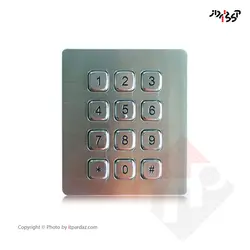 پین پد کیپد متال 12 کلید ماتریسی بدون پورت