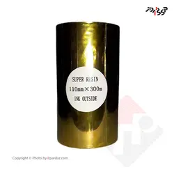 ریبون پرینتر لیبل زن مدل 110mm x 300m سوپر رزین