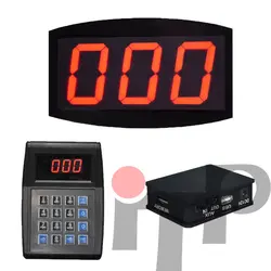 دستگاه فراخوان مشتری بی سیم سه تکه VRW / با ماژول صوت مجزا