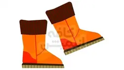 وکتور کفش پشمی موهو
