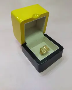 جعبه انگشتر چوبی جواهر مدل امید