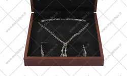 جعبه سرویس چوبی جواهر مدل اپال