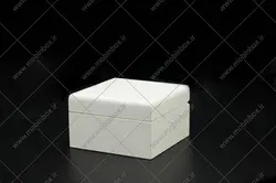 جعبه ساعتی چوبی مدل اپال سفید
