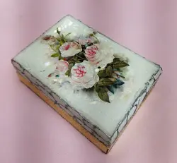 جعبه نیم ست چوبی پتینه