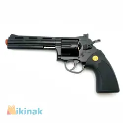 تفنگ هفت‌ تیر فلزی pythone 357 تیر ژله‌ای