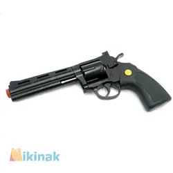 تفنگ هفت‌ تیر فلزی pythone 357 تیر ژله‌ای