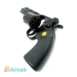 تفنگ هفت‌ تیر فلزی pythone 357 تیر ژله‌ای