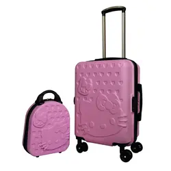 چمدان بچگانه طرح کیتی مدل CS40125 مجموعه دو عددی - بای کیف