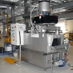 قطعه شوي نوار نقاله اي - پاریزان صنعت دستگاه قطعه شوي نوار نقاله اي