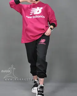 ست هودی شلوار new balance كد S019