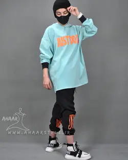 ست هودی شلوار فشن  S017