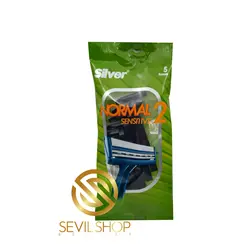 ژیلت سیلور 2 تیغ 5عددی