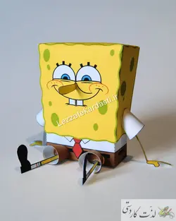 نقشه ماكت كارتون باب اسفنجي  Spongebob