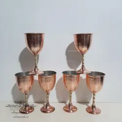 سرویس شراب خوری مسی پایه برنجی