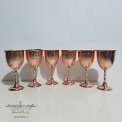 سرویس شراب خوری مسی پایه برنجی