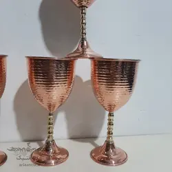 سرویس شراب خوری مسی پایه برنجی