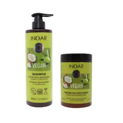 ست شامپو و ماسک فاقد‌سولفات VEGAN اینوآر