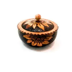 کاسه چوبی مدل پسته خوری KaCHPeC1
