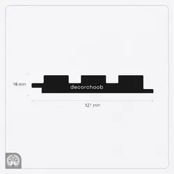 دیوارپوش های ام دی اف AGT طرح ترمووال کدهای LB-3841