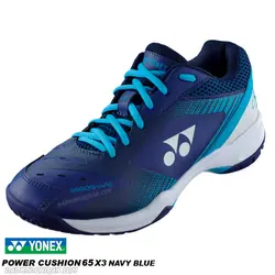 کفش بدمینتون یونکس YONEX POWER CUSHION 65 X3-NAVY BLUE - بدمینتون ایران