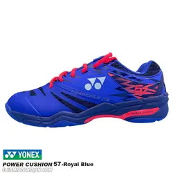 کفش بدمینتون یونکس YONEX POWER CUSHION 57-Royal Blue - بدمینتون ایران