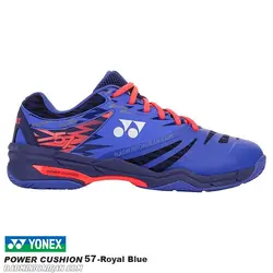 کفش بدمینتون یونکس YONEX POWER CUSHION 57-Royal Blue - بدمینتون ایران