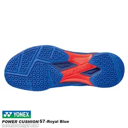 کفش بدمینتون یونکس YONEX POWER CUSHION 57-Royal Blue - بدمینتون ایران