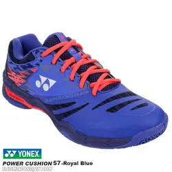 کفش بدمینتون یونکس YONEX POWER CUSHION 57-Royal Blue - بدمینتون ایران