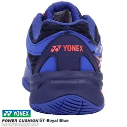 کفش بدمینتون یونکس YONEX POWER CUSHION 57-Royal Blue - بدمینتون ایران