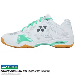 کفش بدمینتون یونکس YONEX POWER CUSHION ECLIPSION X3 - WHITE - بدمینتون ایران