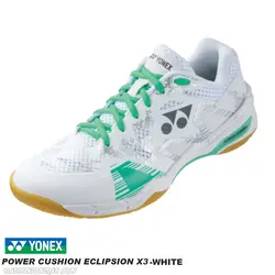 کفش بدمینتون یونکس YONEX POWER CUSHION ECLIPSION X3 - WHITE - بدمینتون ایران