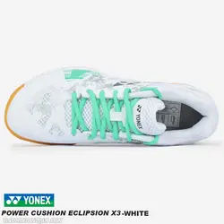کفش بدمینتون یونکس YONEX POWER CUSHION ECLIPSION X3 - WHITE - بدمینتون ایران