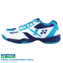 کفش بدمینتون یونکس YONEX POWER CUSHION 39 Blue White - بدمینتون ایران