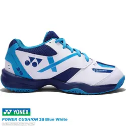 کفش بدمینتون یونکس YONEX POWER CUSHION 39 Blue White - بدمینتون ایران
