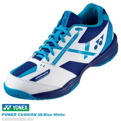 کفش بدمینتون یونکس YONEX POWER CUSHION 39 Blue White - بدمینتون ایران