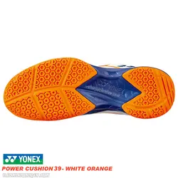 کفش بدمینتون یونکس YONEX POWER CUSHION 39 - WHITE ORANGE - بدمینتون ایران