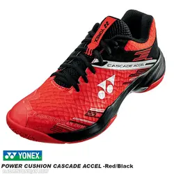 کفش بدمینتون یونکس YONEX POWER CUSHION CASCADE ACCEL - Red Black - بدمینتون ایران