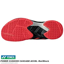 کفش بدمینتون یونکس YONEX POWER CUSHION CASCADE ACCEL - Red Black - بدمینتون ایران