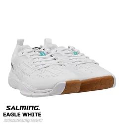 کفش بدمینتون سالمینگ مدل ایگل سفید SALMING EAGLE WHITE - بدمینتون ایران