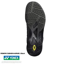 کفش بدمینتون یونکس YONEX POWER CUSHION AERUS 3 Black - بدمینتون ایران