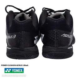 کفش بدمینتون یونکس YONEX POWER CUSHION AERUS 3 Black - بدمینتون ایران