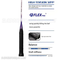 راکت بدمینتون فلکس Flex-High Tension 32 PP - بدمینتون ایران