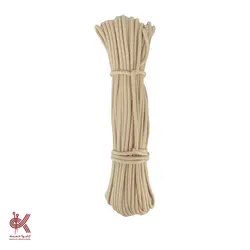 قیطان مغزدار پنکیکی 6 میل کتان GHM08
