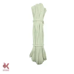 قیطان مغزدار کرم استخوانی 6 میل کتان GHM44