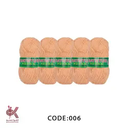 کاموا لیف بهاره بسته 5 تایی گلبهی 006