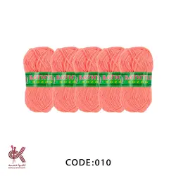 کاموا لیف بهاره بسته 5 تایی گلبهی شبرنگ 010