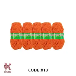 کاموا لیف بهاره بسته 5 تایی گلبهی شبرنگ 013